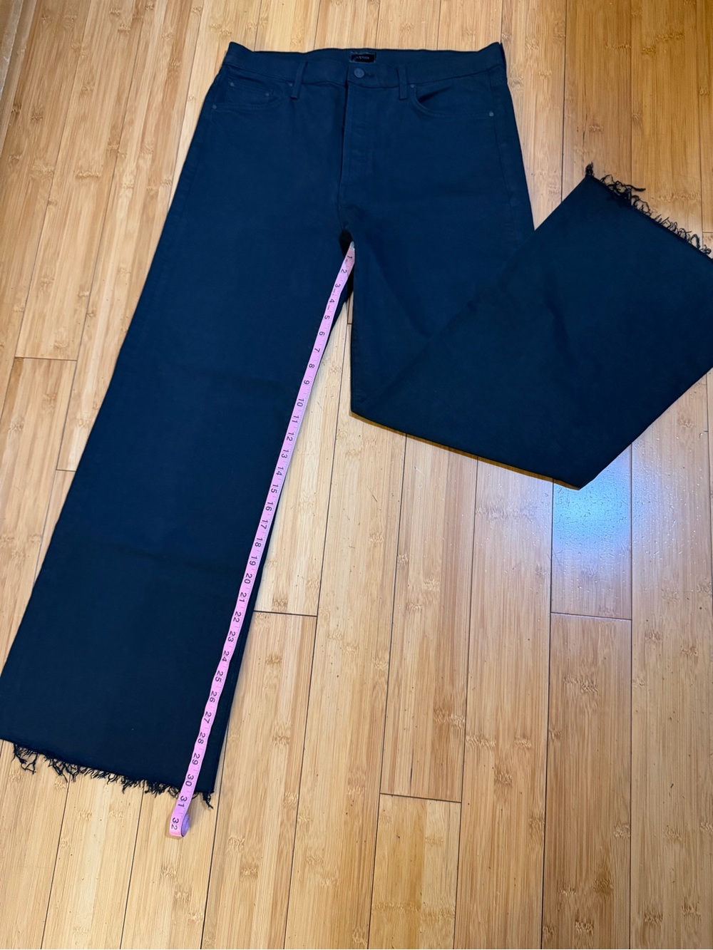 MOTHER The Tomcat Roller Fray In The Devil Will Dance Black Size 34 - Picture 14 of 16